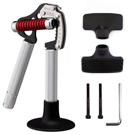 GD IRON GRIP EXT.P 80(Rock Climbing Grip Trainer) Grip Strength Trainer Adjustable Hand Grip Strengthener (55~176 lb) Hand Grip Exerciser Strengthener Wrist Strengtheners for Climbing Finger Training